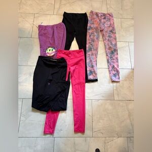 Kids Colorful Leggings Set